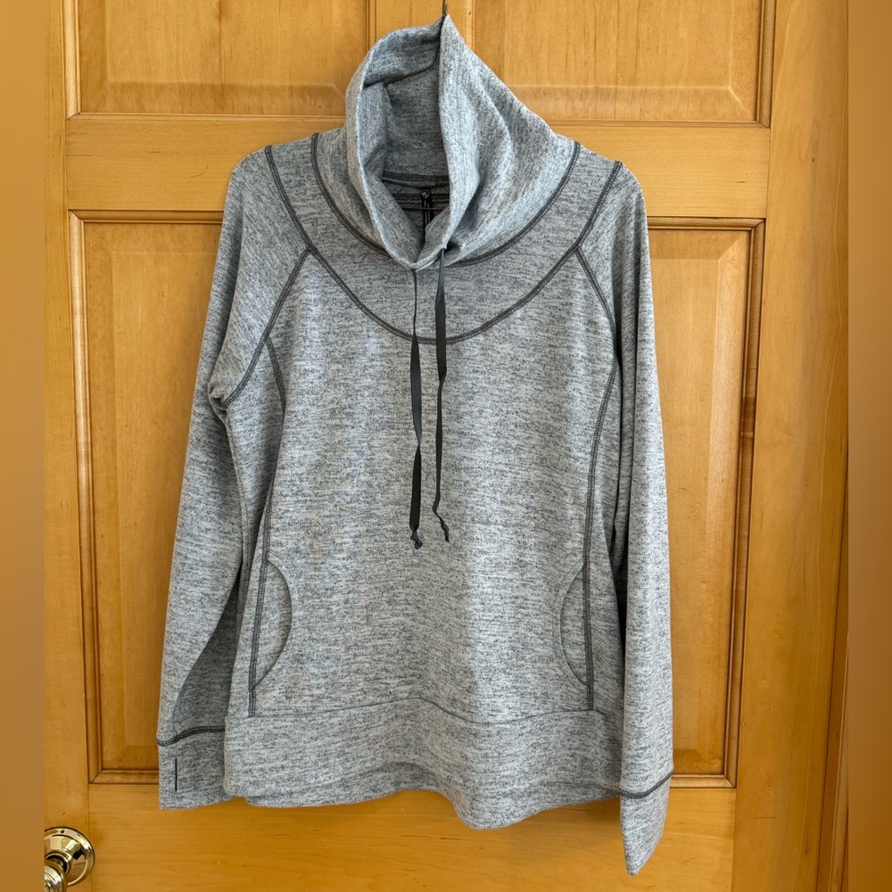 Kuhl Lea Pullover Long Sleeve Cowl Neck Women’s Large  Gray